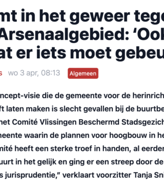 Nieuwsbericht in de Bode